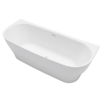 Ванна акриловая Azario OLEAN 1800x750x580 пристенная, в комплекте с сифоном и металлической рамой (OLE18075)