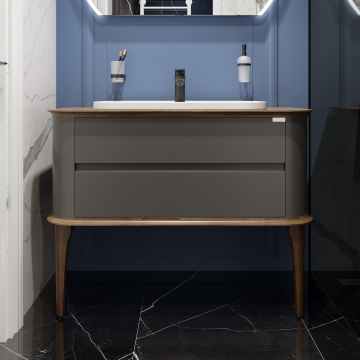 Тумба с раковиной STWORKI Pier, 120 anthracite