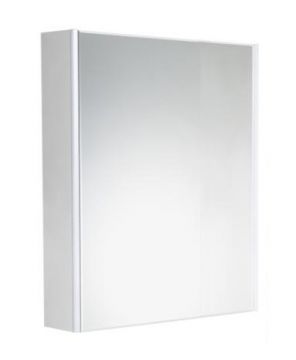 Зеркальный шкаф Roca UP 60 R, 60*14,5*81 см, с доводчиками, с розеткой, с сенсорным выключателем, правый, белый глянец (ZRU9303025)