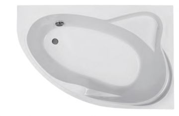 Ванна акриловая Roca LUNA 170х115 асимметричная, правосторонняя