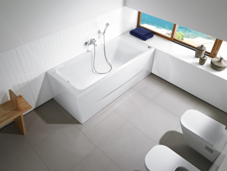 Ванна акриловая Roca Easy прямоугольная 170x75 x45