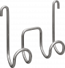 Крючок DIWO Смоленск П16537, двойной, хром