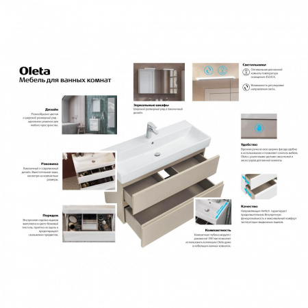 Зеркало-шкаф Roca Oleta 60 правый, белый глянец (A857646806)
