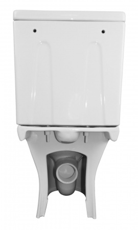Унитаз-компакт Azario Fretta new 370х615х790 напольный, безободковый в комплекте с бачком и сиденьем дюропласт, микролифт (AZ-1223)