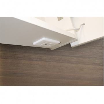 Зеркало-шкаф AZARIO Киото 50 (535х750) c подсветкой и диммером + часы (LED-00002356)