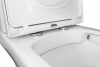 Унитаз-компакт Azario Alba 380х620х805 напольный, безободковый, в комплекте с арматурой GEBERIT, сиденье микролифт (AZ-8323 GB)