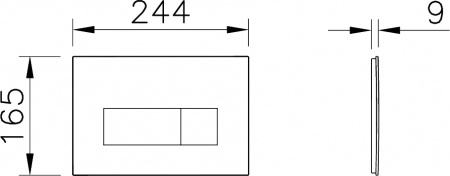 Комплект Унитаз подвесной DIWO Сочи 7508N003-0079 безободковая + Крышка Yakut 0344 с микролифтом + Инсталляция VitrA V-Fix Core + Кнопка Root Square 740-2300 белая глянцевая