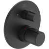 Душевая система Ideal Standard Ceratherm T100 с термостатом, черная матовая (A7573XG)