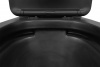 Унитаз-компакт Azario Black King 370х640х810 безободковый, с быстросъемным сиденьем микролифт, черный матовый (AZ-8303D)