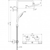 Душевая колонна Ideal Standard Ceratherm T25 200 мм (A7545XG)