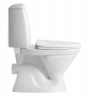 Унитаз-компакт Azario AZ-2037-P 690х345х810 напольный, с быстросъемным сиденьем микролифт, белый (AZ-2037-P)