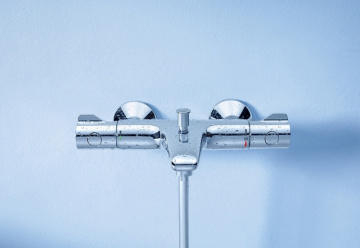 Смеситель для ванны с регулируемым аэратором Grohe Grohtherm 800 с термостатом Хром (34576000)