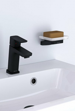 Смеситель для раковины Ravak 10° Free black-TD F 014.20 керамический картридж, черный матовый (X070150)