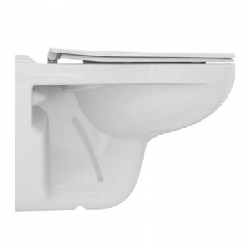 Унитаз подвесной  Ideal Standard TIRSO Rimless безободковый с сидением и крышкой (R034301)