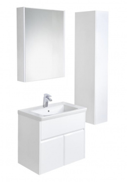 Зеркальный шкаф Roca UP 60 R, 60*14,5*81 см, с доводчиками, с розеткой, с сенсорным выключателем, правый, белый глянец (ZRU9303025)