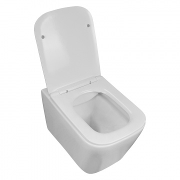 Унитаз подвесной Azario BOCA 360х510х350 безободковый, c сиденьем микролифт (AZ-1048 A)