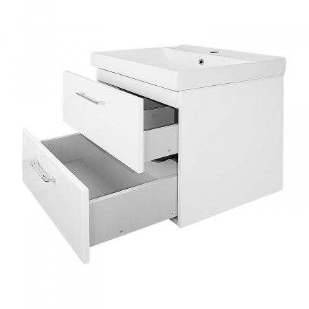 Комплект Azario Тумба Ника 60 610х480х560 подвесная, с раковиной Tempo 60 (CS00091367)