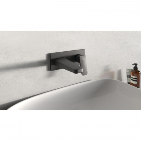 Смеситель для раковины Ideal Standard CERAPLAN встраиваемый, черный матовый (BD244XG)
