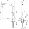 Смеситель для кухонной мойки Ideal Standard Ceralook керамический картридж, хром (BC174AA)