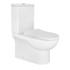 Унитаз-компакт напольный AZARIO Ambra 645x370x815 безободковый, в комплекте с арматурой Geberit и сиденьем микролифт (AZ-848G)