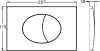 Комплект Унитаз подвесной STWORKI Ларвик 5512 безободковый + Крышка + Инсталляция + Кнопка 230822 хром глянцевый
