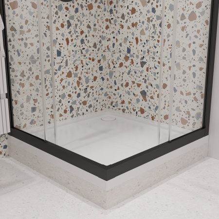 Поддон для душа STWORKI Дублин 90x90, с сифоном