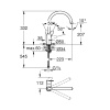 Смеситель для кухни GROHE BauEdge, хром (31367001)