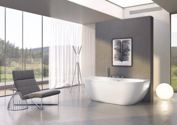 Ванна акриловая Ravak Freedom W 1660х800 белая отдельностоящая