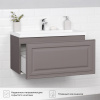 Комплект тумба Итана Verona 80 (790х378х440) подвесная, с раковиной Natella 80, амаретти (CS00090042)