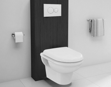 Унитаз подвесной Ideal Standard EXACTO безободковый, с сиденьем микролифт (R002601)