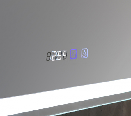 Зеркало-шкаф AZARIO Фиджи 50 508х756х140 c подсветкой и диммером + часы (LED-00002361)