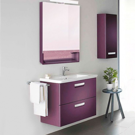 Шкаф зеркальный Roca THE GAP 700, фиолетовый
