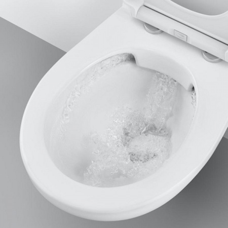 Унитаз подвесной Grohe Bau Ceramic безободковый, с сиденьем микролифт (39351000)