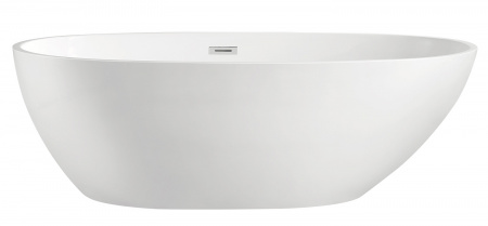 Ванна акриловая Azario LEEDS 1685х840х580, свободностоящая, в комплекте с сифоном и металлической рамой (LEE17085)